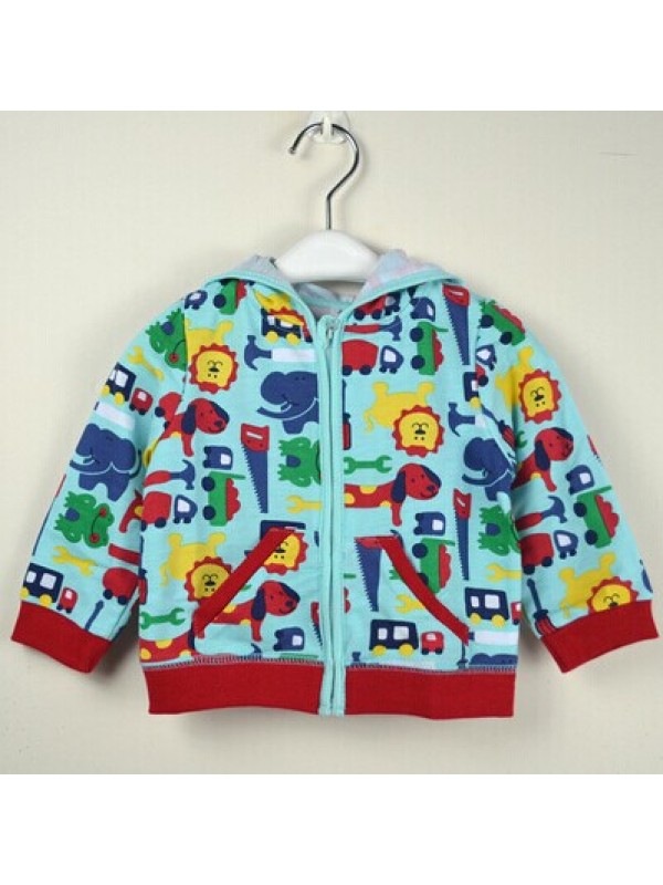 Childrenwear and baby long sleeved cardigan sweater and a jacket zipper Cotton Baby Sweater Cardigan 0-1-2 years old