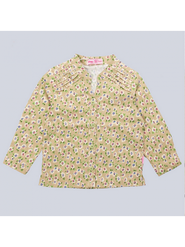 Winder Bear    Brand  Children's Clothes,2014    Lovely Floral Shirt  for  Female Children