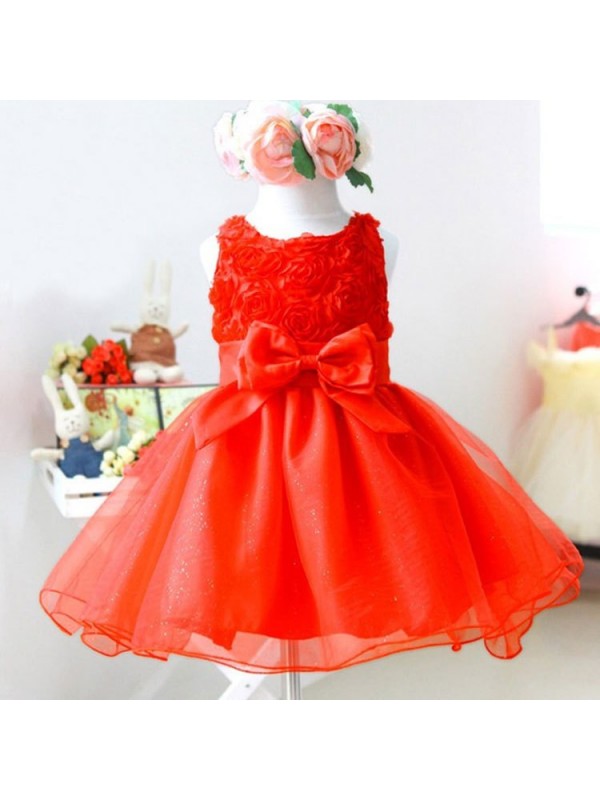 The new princess pearl girls condole belt skirt dress skirt The princess dress of the girls