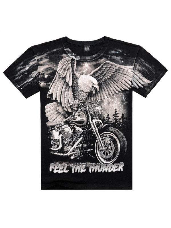 Men's short-sleeved round neck T-shirt shirt printing 3d