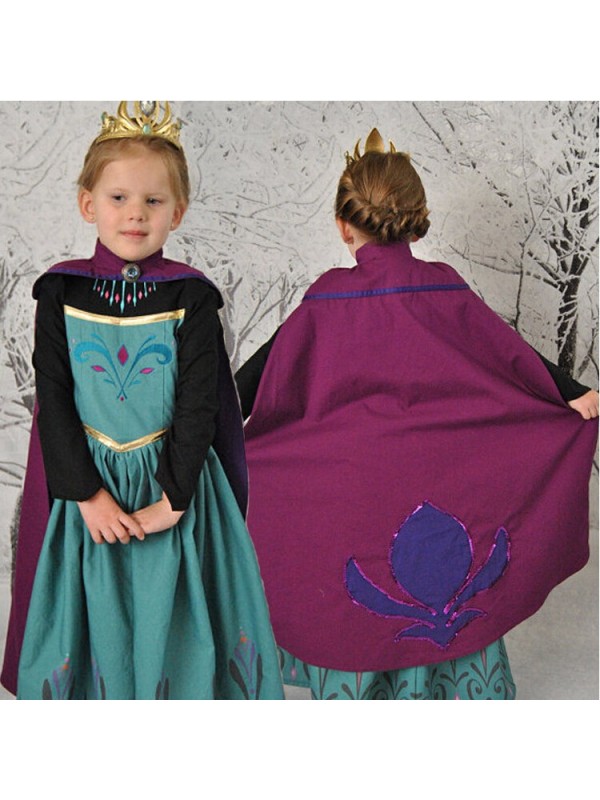 Girls Dress Elsa Anna Frozen Dress Princess Cartoo...