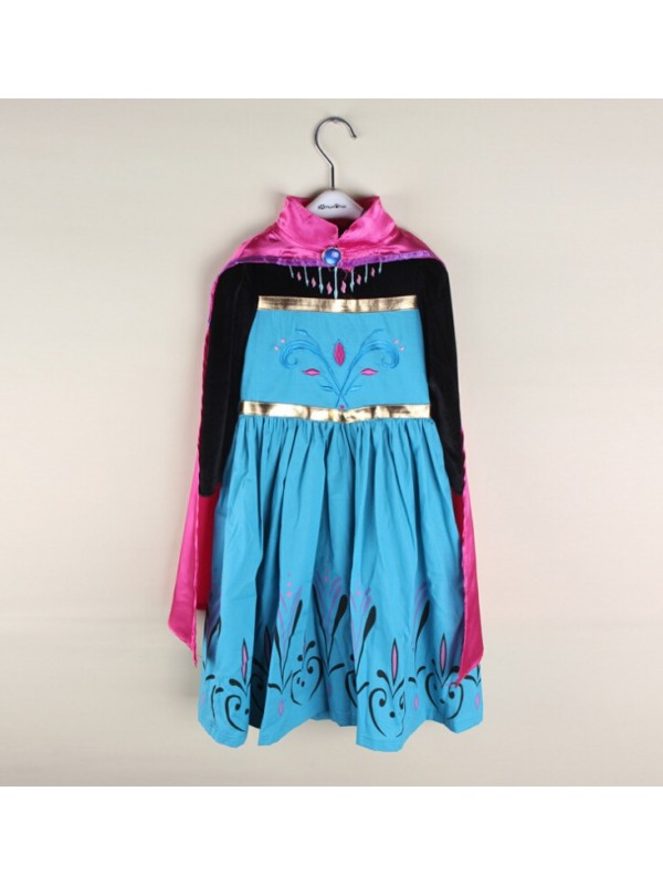 Girls Dress Elsa Anna Frozen Dress Princess Cartoon Girls Casual kids Party Dress