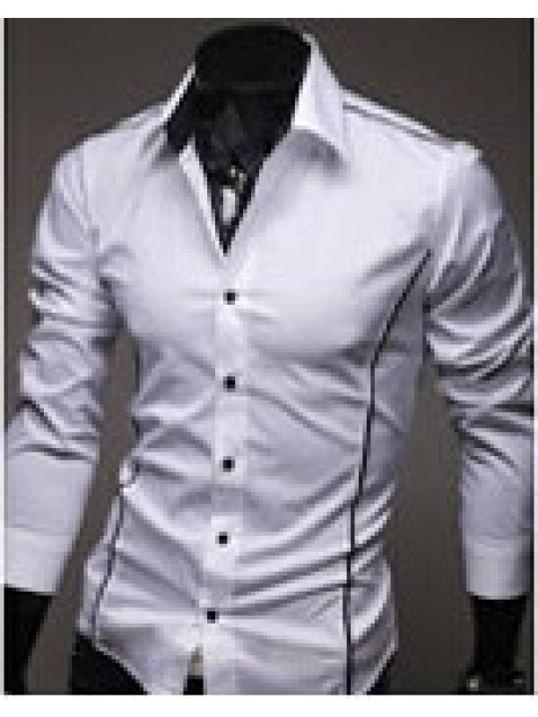 2015 Hot Mens Shirts,Men's dress Shirts,Men's Casual Fit Stylish long-sleeved Shirts Size:M-XXL