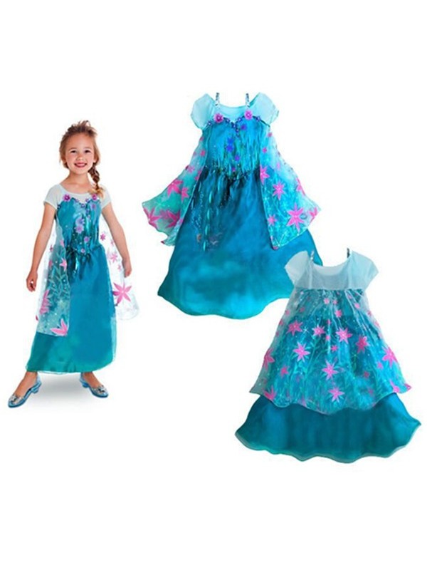 Kids Clothing Baby New Fashion Stage Performance dress Girl long sleeve Princess dress 2-7 Y