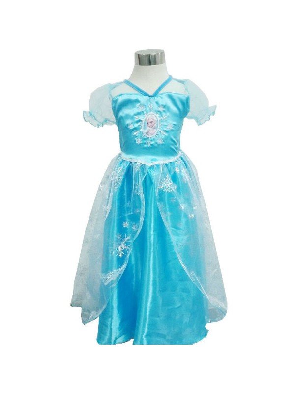 Kids Clothing Baby New Fashion Stage Performance dress Girl short sleeve Princess dress 2-7 Y