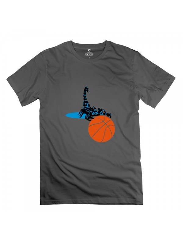 Men's Customize Basketball Scorpion T-shirt