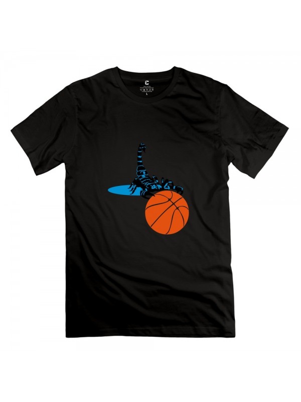 Men's Customize Basketball Scorpion T-shirt