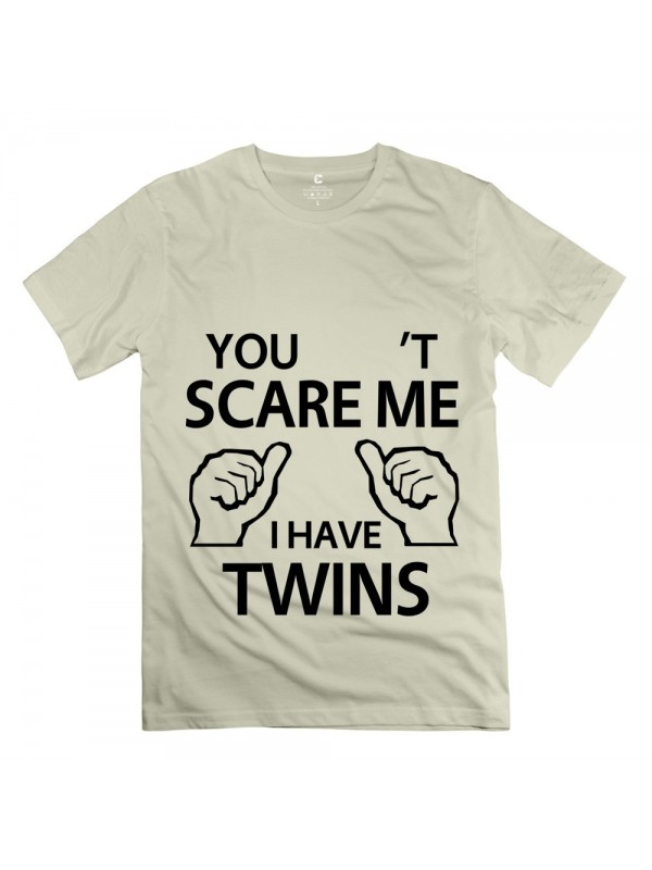 Men's Customize Cant Scare Me I Twins T-shirt