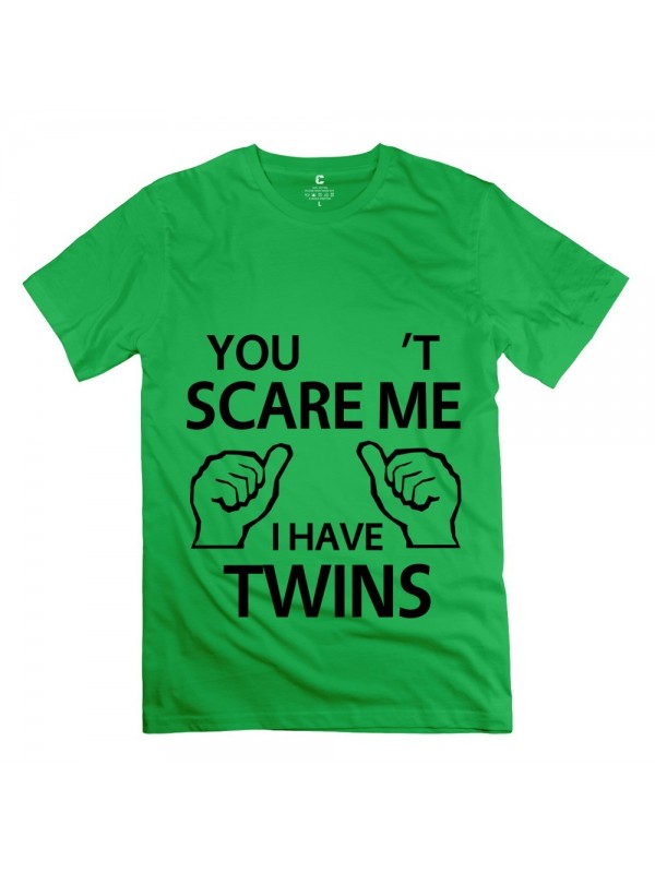 Men's Customize Cant Scare Me I Twins T-shirt