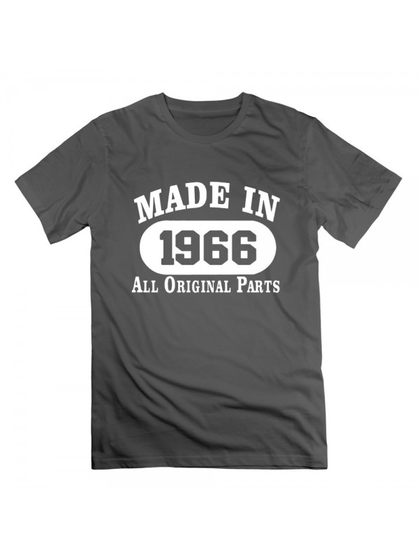 Men's Designed 50th Birthday Gift Made 1966 Original Parts T-shirt