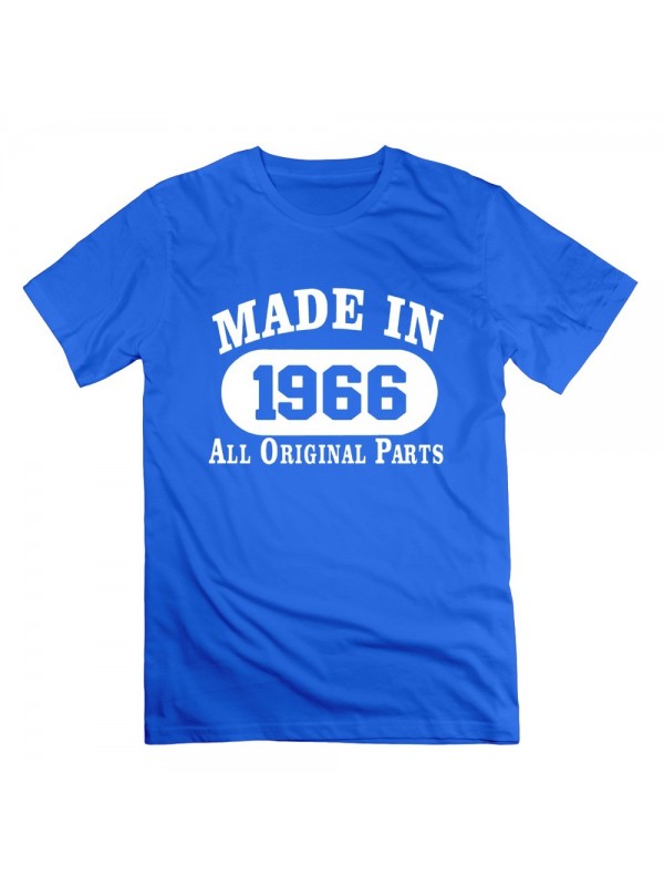 Men's Designed 50th Birthday Gift Made 1966 Original Parts T-shirt