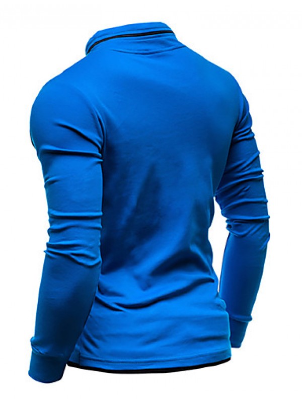 Men's Casual/Daily / Sports Simple / Active Regular HoodiesSolid